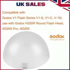 Godox AK-R11 Dome Diffuser For Godox V1 Flash Series H200R Round Head AD200/Pro - Picture 1 of 10