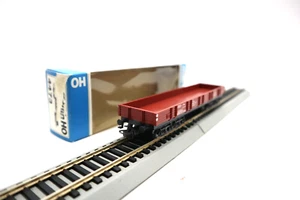 Marklin, HO, 4473, Deutsche Bahn Brown Low Sided Flat Car Wagon, C-8 LN/OB - Picture 1 of 23