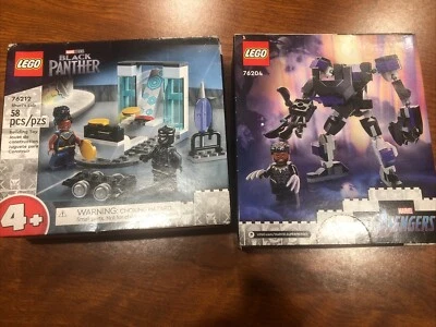 LEGO Marvel Black Panther Wakanda Forever Shuri's Lab 76212 & Mech Armor 76204 - Image 1 of 4