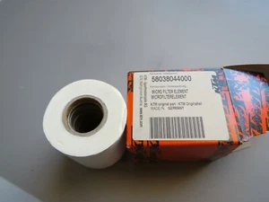 NOS KTM 600 620 625 640 660 OEM Genuine Micro Filter Microfilter 58038044000 - Picture 1 of 5