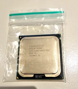 INTEL XEON 5150 CPU DUAL CORE 2.66Ghz 4M 1333 SL9RU SOCKET LGA771 - Picture 1 of 2