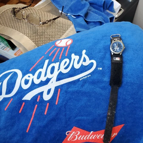 Los Angeles Dodgers MLB Youth Watch Baseball Dodgers Used Self wind not working Cover