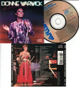 DIONNE WARWICK Hot Live And Otherwise (1990, CD) LIKE NEW - Picture 1 of 1