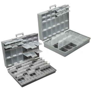 2 unità AideTek BOXALL48+96 scomparti contenitore SMD SMT organizer parti USA - Foto 1 di 8