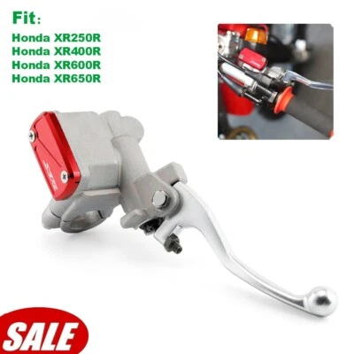 For Honda XR250R XR400R XR600R XR650R Handle Brake Master Cylinder Pump w/ Lever - Image 1 of 4