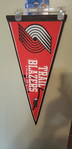 PORTLAND TRAILBLAZERS NBA BASKETBALL VINTAGE RETRO PENNANT 5/17/22 Cover