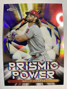 Topps 2021 cromado - inserto eléctrico prismático - Bryce Harper - #PP-4 - Imagen 1 de 2