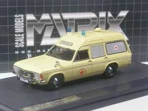 Opel Admiral B Miesen Lwb Ambulance Ivory Matrix MX11502-051 1/43 Resin - Picture 1 of 2