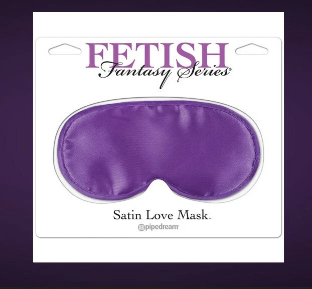 Pipedream Festish Fantasy Satin Love Mask - Purple - Image 1 of 1