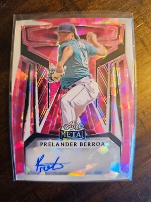 2023 Leaf Metal Prelander Berroa Pink Crystals #BA-PB1 (AU) 1/5 - Image 1 of 2