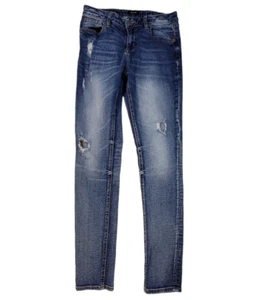 Miss Me Easy Skinny Denim Jeans Size 26x31 Distressed Medium Wash - Picture 1 of 4