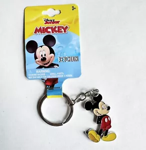 Disney Junior Mickey Mouse Metall Emaille Schlüsselanhänger Schlüsselring flach BESCHREIBUNG LESEN - Bild 1 von 3