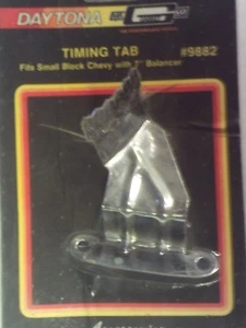 MR GASKET (DAYTONA) TIMING TAB FITS SMALL BLOCK CHEVY WITH 7" BALANCER 9882 - Picture 1 of 3