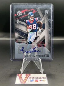 2022 Panini Chronicles Gridiron Kings - JOHN METCHIE III ROOKIE AUTO /199 #GK-13 - Picture 1 of 3