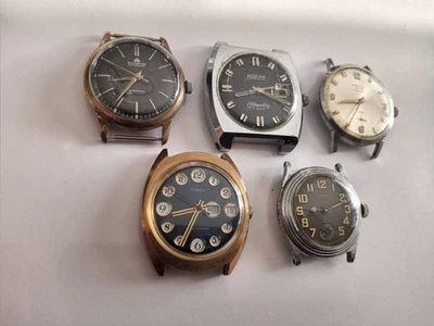 Vintage Watch Lot Sold As Is ,  Please Read Discription  - Image 1 of 4