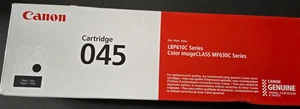 Cartucho de tóner negro GENUINO CANON 045 NUEVO, SELLADO - Imagen 1 de 6