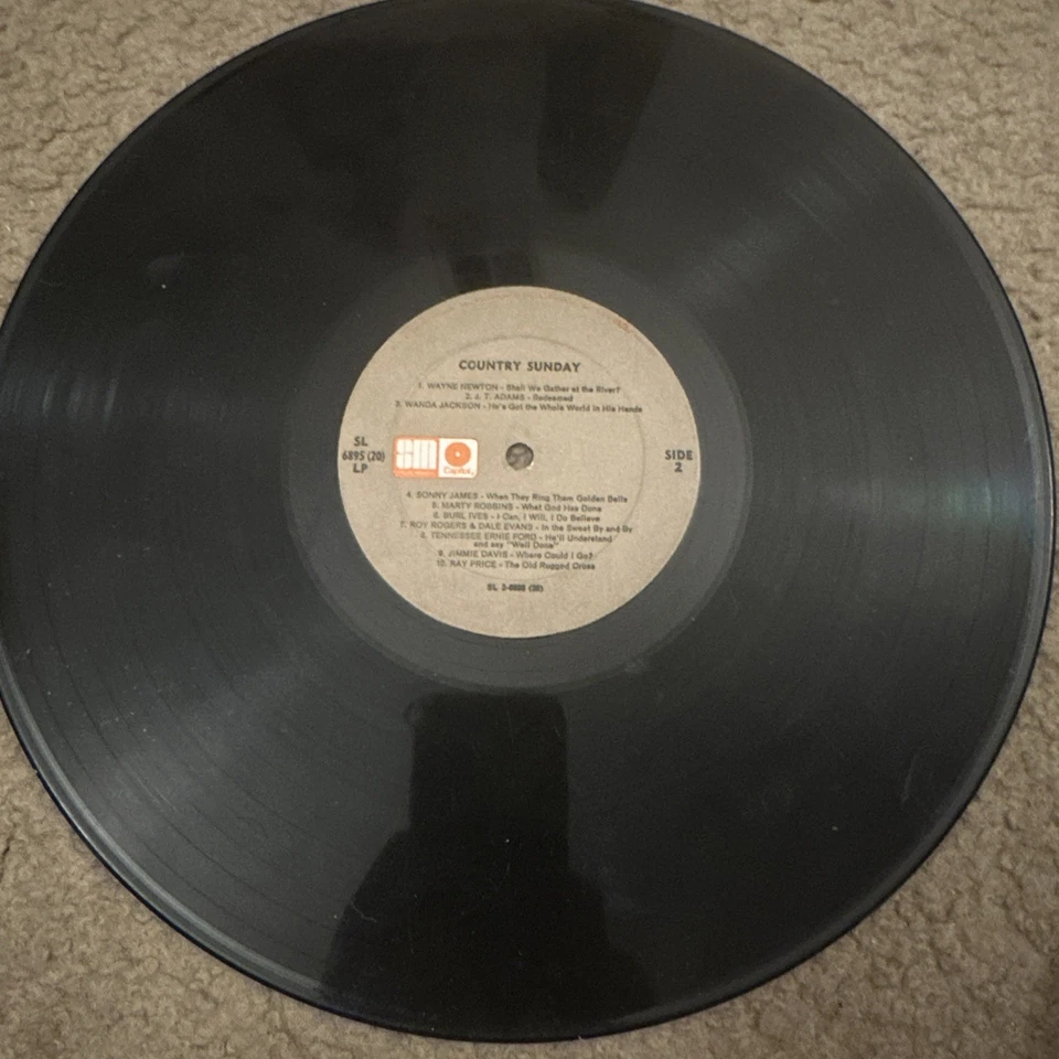 Country Sunday LP 1973 -MISSING ORIGINAL COVER - Image 1 of 1