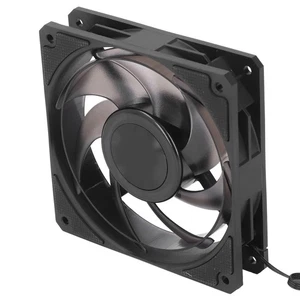 120mm Computer Case Fan 4 Pin 2200RPM MFDB Dynamic Pressure Bearing PWM Temp NEW - Afbeelding 1 van 12