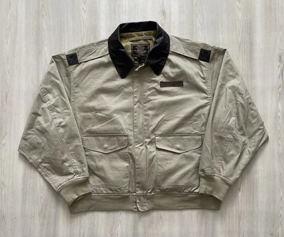 Chaqueta de Vuelo Bombardero Vintage Cockpit EE. UU. Tipo A-2 Talla 2XL Foto 1 de 4
