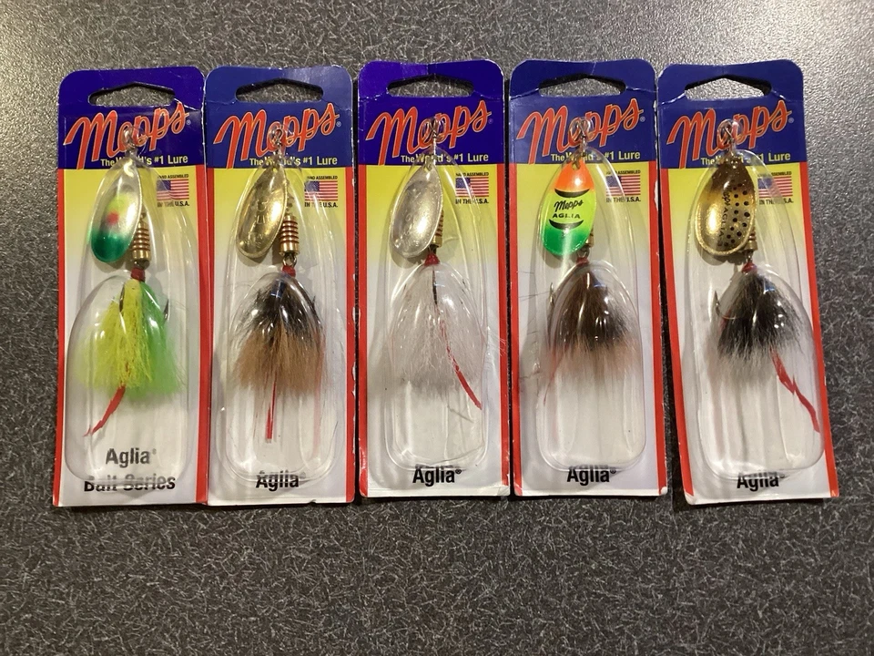 Lote de 5 hilanderos nuevos Mepps talla #3 - Envío gratuito Foto 1 de 1