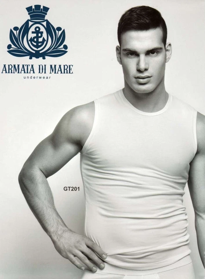 SMANICATO IN COTONE ELASTICIZZATO UOMO ARMATA DI MARE GT201 - Immagine 1 di 1