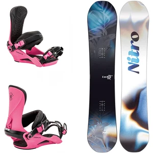NITRO : Lectra CAM-OUT + Cosmic | snowboard + bindings | LIST: 640€ | 138cm S/M - Foto 1 di 1