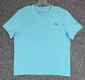 The North Face Shirt Women's Large Blue Wander Short Sleeve Crew Neck Hiking - Picture 1 of 8