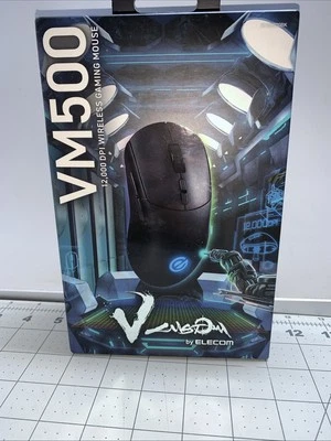 Elecom V Custom Vm600Pe Gaming Mouse, Black New - Image 1 of 3