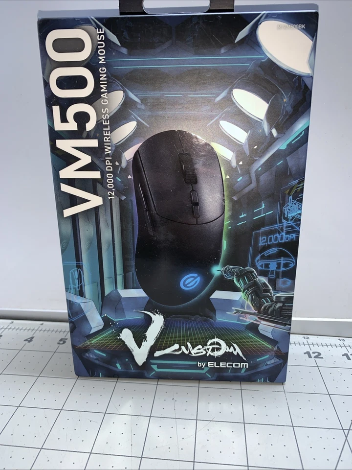 Elecom V Custom Vm600Pe Gaming Mouse, Black New - Image 1 of 3