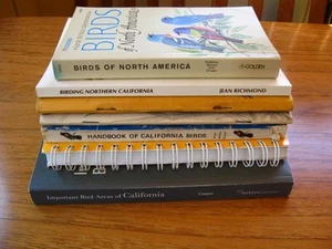 Lot of 7 books on California Birds birding bird watching bird finding Bird Areas - Imagen 1 de 1