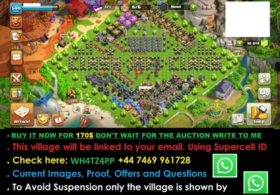 TH18 LVL500 HERO 104|105|90|80|55 -EQUIPMENT MAX - ALL SKIN & SCENARY  PRICE:170 - Image 1 of 4