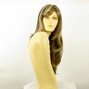 Perruque femme longue méchée blond clair méché cuivré chocolat BETTY 15613H4 - Imagen 1 de 7