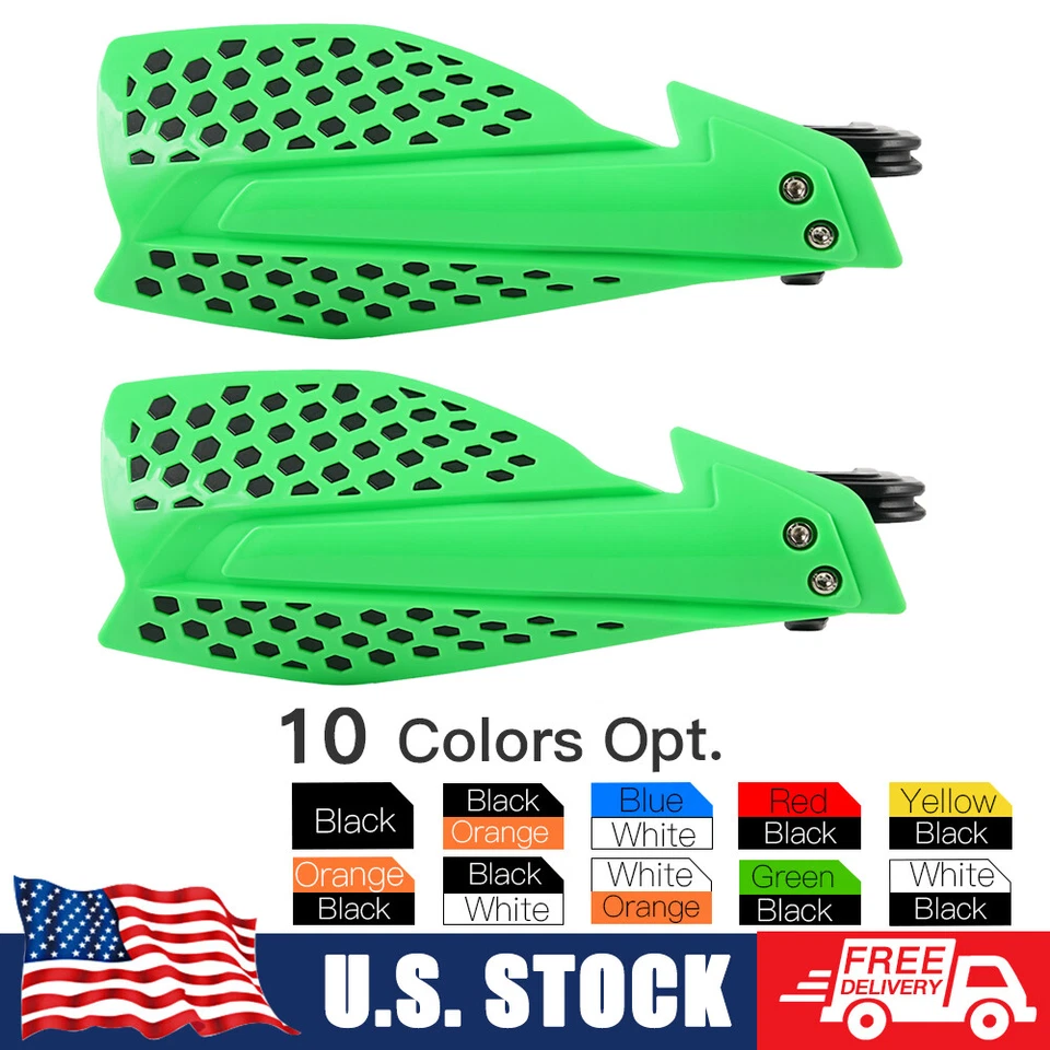 Защита рук 7/8 дюйма для руля мотоцикла Kawasaki KDX200 KLR650 KLX110 KLX250S - Изображение 1 из 4