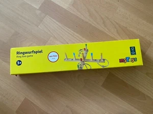 Ringwurfspiel aus Holz Spiel Ringe Werfen Ring Wurf Spiel Outdoor Spielzeug - Bild 1 von 3