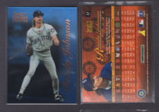 1996 SELECT CERTIFIED BLUE FOIL PARALLEL #17 RANDY JOHNSON HOF MINT SP  1/180