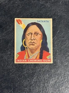 1933 Goudey Indian Gum Satanta #45 VG VG+ Series of 96 Free Ship - Picture 1 of 2