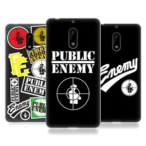 OFFICIAL PUBLIC ENEMY GRAPHICS SOFT GEL CASE FOR NOKIA PHONES 1 - Picture 1 of 10