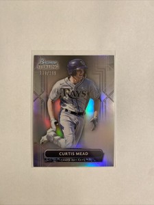 2022 Bowman Sterling Curtis Mead Refractor Prospect /199 #BSP-75 Rays