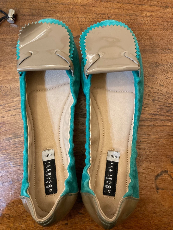 Ballerine Fratelli Rossetti, nuove mai indossate. Taglia 37 e mezzo. Scamosciate - Immagine 1 di 4