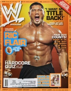 BATISTA WWE Wrestling Magazine August 2006 PREMIERE ISSUE BOOKER T/MICKIE JAMES - Picture 1 of 1
