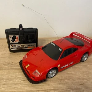 NIKKO Ferrari F40 - 1/18 - VOITURE RADIO COMMANDE - Photo 1 sur 9