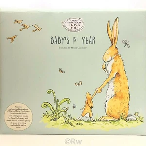 Guess How Much I Love You Baby's First Year Undated Wall Calendar 12" x 10.5" - Picture 1 of 2