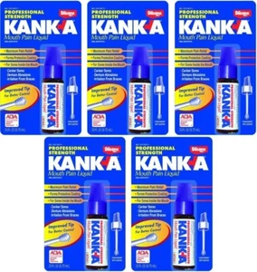 5 Pack Blistex Kanka Mouth Pain Liquid Professional Strength 0.33 Oz Each - Picture 1 of 2