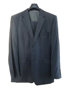 Wilvorst Prestige Hochzeit Anzug 54 3 tlg. Hose Weste Jacket Streifen GRAU Silk - Bild 1 von 12