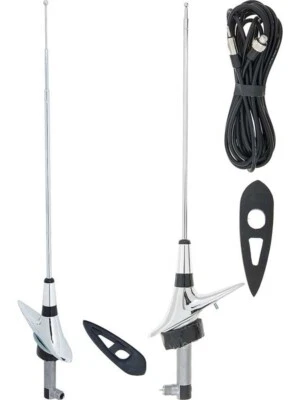 1961 1962 Chevrolet Chevy Impala Belair Biscayne antenas traseiras tamanho completo LH RH - Imagem 1 de 4