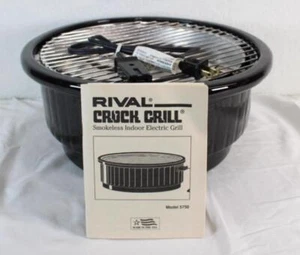 Rival 5750 Crock Grill Senza Fumo Elettrico da Interno Nuovo Senza Scatola - Foto 1 di 7