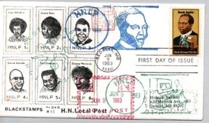 #2044 COMPOSITOR DE MÚSICA RAGTIME SCOTT JOPLIN, HENDRIX, FATS DOMINO NAKANO MUSIC FDC - Imagen 1 de 1