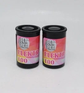 Pellicola Flic Elektra colore/colore negativo pellicola 35 mm ISO 100 confezione doppia - NUOVA