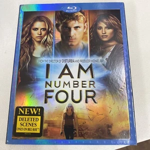 I Am Number Four (Blu-ray Disc, 2011)Brand New With Slipcover Deleted ScenesLS - Foto 1 di 2