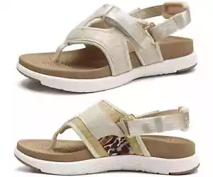 Arch Support Thong Sandals Casual Outdoor Beach Shoes Flip Flops Sliders Size 5 - Picture 1 of 6